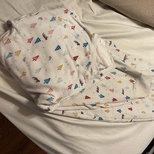 Women’s Christmas pajama set. Long sleeve top and jogger type pant